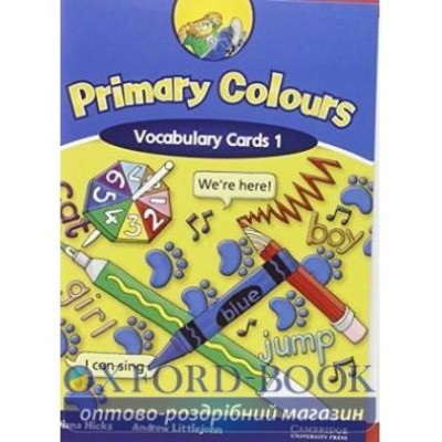 Словник Primary Colours 1 Vocabulary Cards Hicks, D ISBN 9780521667142 заказать онлайн оптом Украина
