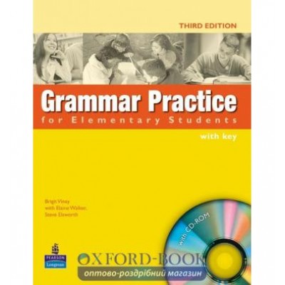 Grammar Practice for Elementary with key with CD ISBN 9781405852944 заказать онлайн оптом Украина