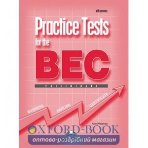 Підручник Practice Tests for the BEC preliminary Students Book with answers ISBN 9781844663095