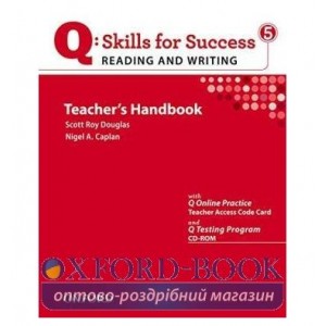 Книга для вчителя Skills for Success Reading and Writing 5 Teachers Book with CD-ROM and Online Practice ISBN 9780194756310