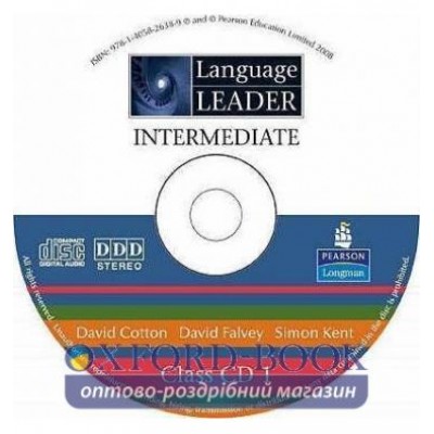 Диск Language Leader Interm Class CDs (2) adv ISBN 9781405826389-L замовити онлайн