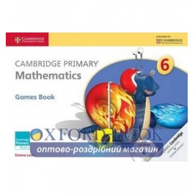 Книга Cambridge Primary Mathematics 6 Games Book + CD-ROM ISBN 9781107667815 замовити онлайн