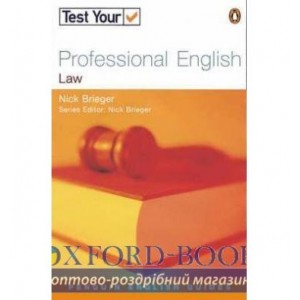 Книга Test Your Professional English: Law ISBN 9780582468986