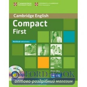 Робочий зошит Compact First Workbook with answers with Audio CD ISBN 9781107648999