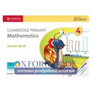 Книга Cambridge Primary Mathematics 4 Games Book + CD-ROM ISBN 9781107685420