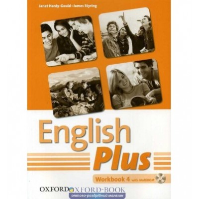 Робочий зошит English Plus 4 Workbook with MultiROM ISBN 9780194748797 замовити онлайн