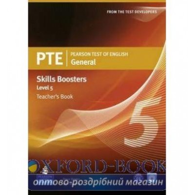 Книга для вчителя PTE Test of English General Skills Booster 5 Teachers book+CD Pack ISBN 9781408277966 заказать онлайн оптом Украина