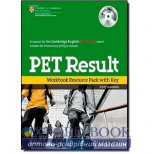 Робочий зошит PET Result Workbook + key + MultiROM ISBN 9780194817202