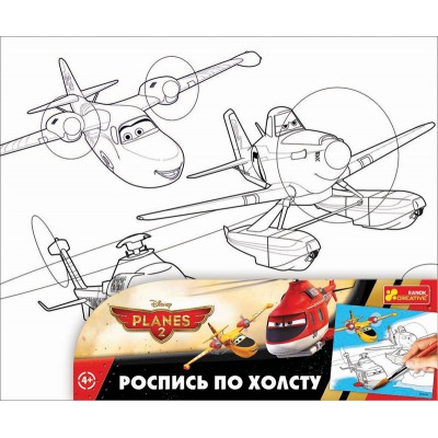 4004-24 Розмальовка за номерами на полотні вел Дісней Літачки 15153055Р заказать онлайн оптом Украина