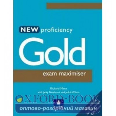 Книга Proficiency Gold New Maxim - Key ISBN 9780582507326 замовити онлайн