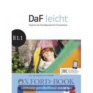 Підручник DaF leicht Kursbuch und Ubungsbuch B1.1 + DVD-R ISBN 9783126762601