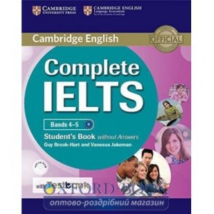 Підручник Complete IELTS Bands 4-5 Students Book without key with CD-ROM with Testbank ISBN 9781316601983