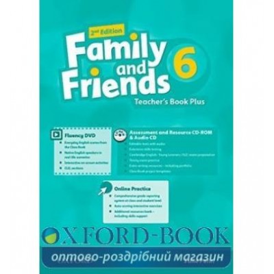 Книга для вчителя Family & Friends 2nd Edition 6 Teachers book Plus + CD-ROM + Audio CD заказать онлайн оптом Украина