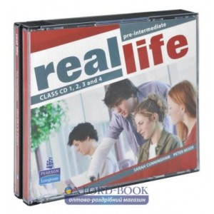 Диск Real Life Pre-Intermediate Class CDs (4) adv ISBN 9781405897310-L