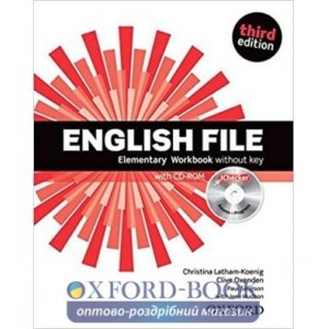 Робочий зошит English File 3rd Edition Elementary Workbook w/o key + iChecker CD-ROM ISBN 9780194598705