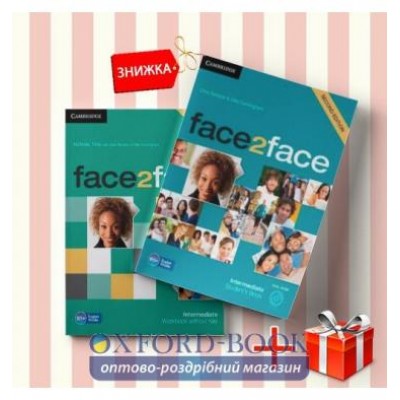 Книги face2face Intermediate Students Book & workbook (комплект: Підручник и Робочий зошит) Cambridge ISBN 9781107422100-1 замовити онлайн