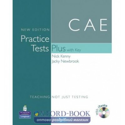 Тести CAE Practice Tests Plus New with Key with iTest CD with Audio CD ISBN 9781405881197 замовити онлайн