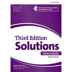Книга для вчителя Solutions 3rd Edition Intermediate Teachers book + Teachers Resource Disc