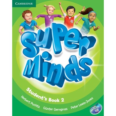 Підручник Super Minds 2 Students Book with DVD-ROM Puchta, H ISBN 9780521148597 заказать онлайн оптом Украина