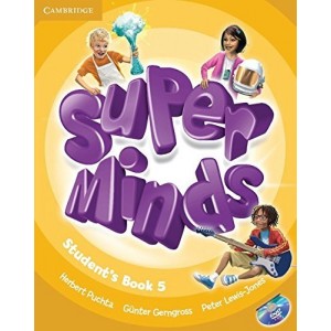Підручник Super Minds 5 Students Book with DVD-ROM Puchta G ISBN 9780521223355
