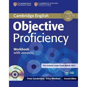 Робочий зошит Objective Proficiency Second edition Workbook with answers with Audio CD Sunderland, P ISBN 9781107619203