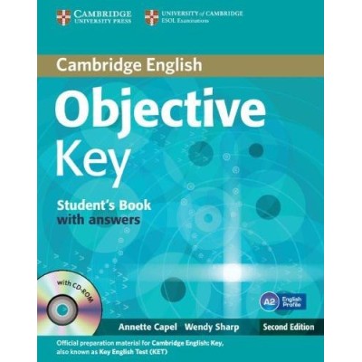 Підручник Objective Key 2nd Ed Students Book with answers with CD-ROM ISBN 9781107627246 заказать онлайн оптом Украина