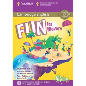 Підручник Fun for 4th Edition Movers Students Book with Online Activities with Audio and Home Fun Booklet 4 ISBN 9781316617533