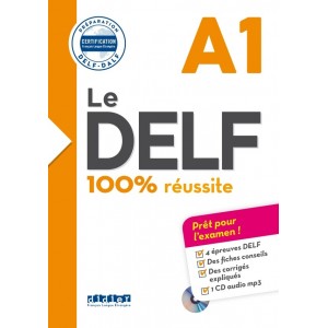 Le DELF A1 100% r?ussite Livre + CD ISBN 9782278086252