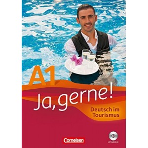 Підручник Ja, gerne! A1 Deutsch im Tourismus Kursbuch+CD Grunwald, A ISBN 9783060207329