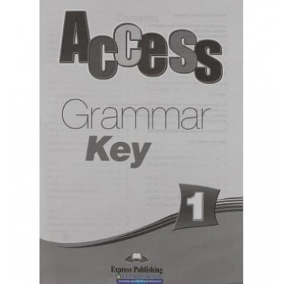 Книга Acces 1 Grammar Key ISBN 9781848622203 замовити онлайн