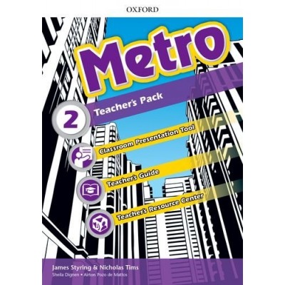 Книга для вчителя Metro 2 Teachers book ISBN 9780194016872 заказать онлайн оптом Украина