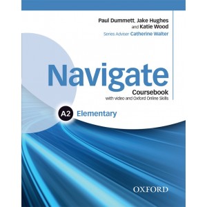 Підручник Navigate Elementary A2 Coursebook with DVD and Online Skills ISBN 9780194566360
