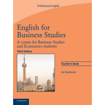 Книга для вчителя English for Business Studies 3rd Edition teachers book ISBN 9780521743426 заказать онлайн оптом Украина