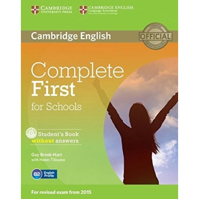 Підручник Complete First for Schools Students Book without Answers with CD-ROM ISBN 9781107675162 замовити онлайн