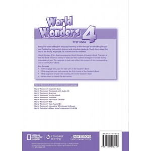 Тести World Wonders 4 Test Book Crawford, M ISBN 9781111218218
