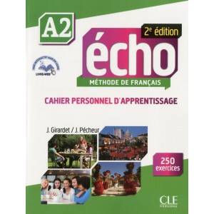 Книга Echo 2e ?dition A2 Cahier dexercices + CD audio + livre-web Girardet, J. ISBN 9782090385939