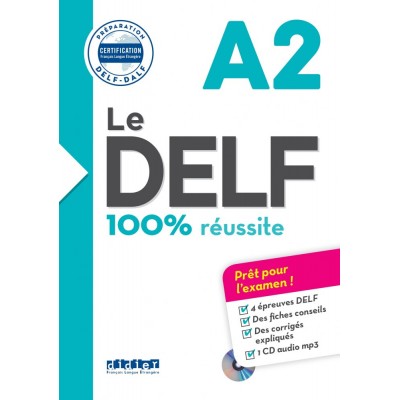 Le DELF A2 100% r?ussite Livre + CD ISBN 9782278086269 заказать онлайн оптом Украина