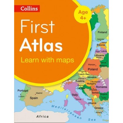 Книга Collins First Atlas Age 4+ ISBN 9780008101015 заказать онлайн оптом Украина