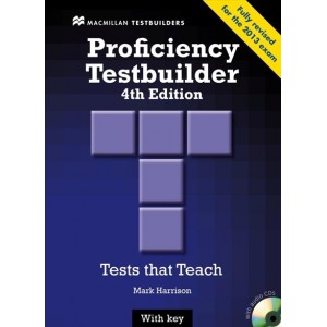 Тести Proficiency Testbuilder 4th Edition with key and Audio CDs ISBN 9780230436923