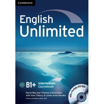 Підручник English Unlimited Intermediate Coursebook with e-Portfolio Rea, D ISBN 9780521739894 заказать онлайн оптом Украина