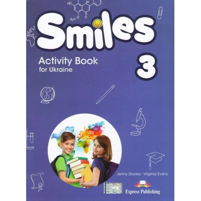 Робочий зошит SMILES 3 FOR UKRAINE ACTIVITY BOOK (with stickers & cards inside) ISBN 9781471583384 замовити онлайн