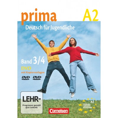 Prima-Deutsch fur Jugendliche 3/4 (A2) DVD Jin, F ISBN 9783060202249 заказать онлайн оптом Украина