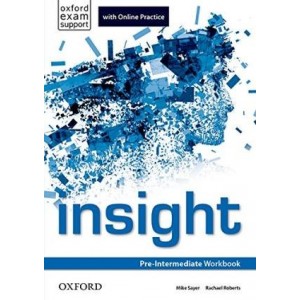 Робочий зошит Insight Pre-Intermediate Workbook with Online Practice ISBN 9780194014892