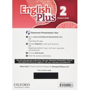Підручник English Plus Second Edition 2 Students Book Classroom Presentation Tool eBook Pack ISBN 9780194214438