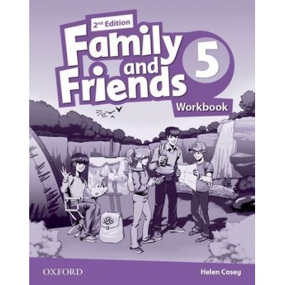 Робочий зошит Family & Friends 2nd Edition 5 Workbook заказать онлайн оптом Украина