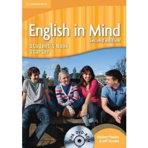 Підручник English in Mind 2nd Edition Starter Students Book with DVD-ROM Puchta, H ISBN 9780521185370