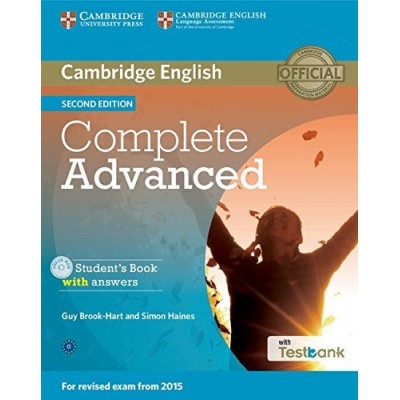 Підручник Complete Advanced 2nd Edition Students Book with key with CD-ROM with Testbank ISBN 9781107501416 заказать онлайн оптом Украина