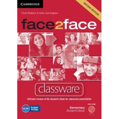 Face2face 2nd Edition Elementary Classware DVD-ROM Redston, Ch ISBN 9781107628373 заказать онлайн оптом Украина