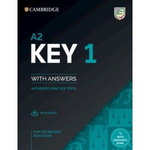 Книга Cambridge English: Key 1 for the Revised 2020 Exam Authentic Examination Papers from Cambridge ESOL with answers and Audio