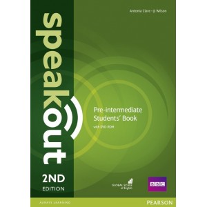 Підручник SpeakOut 2nd Edition Pre-Intermediate Students Book with DVD-ROM ISBN 9781292115979